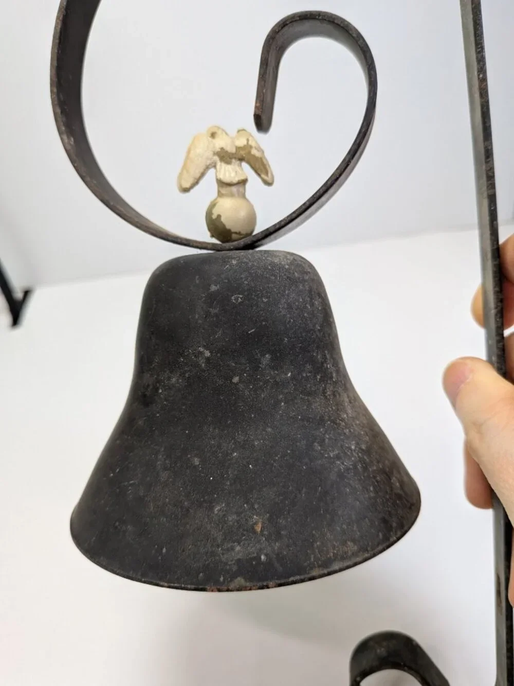 Vintage Americana Eagle Wall Mount Dinner Bell - Rustic Farmhouse Decor